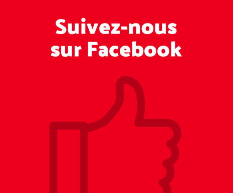 Suivez-nous sur facebook