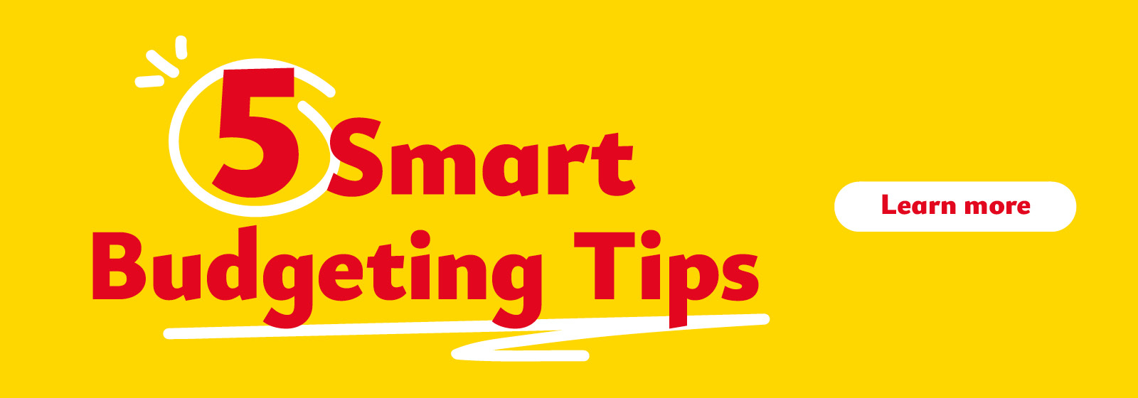 Five smart budgeting tips